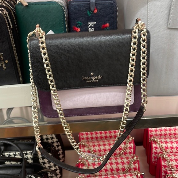 Kate Spade Remi Flap Chain Crossbody 
Colorblock 
Ripe Plum - Picture 3 of 16
